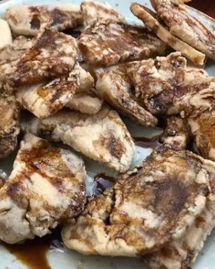 Berenjenas fritas con miel de caña